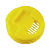 Basdi Soda Can Lid, Creative Soda Can Sealing Lid - Reusable Beverage Cover for Coke & Sprite Cans, Leak-Proof Dust Protector for Unfinished Drinks, Reusable Beverage Cover, Yellow