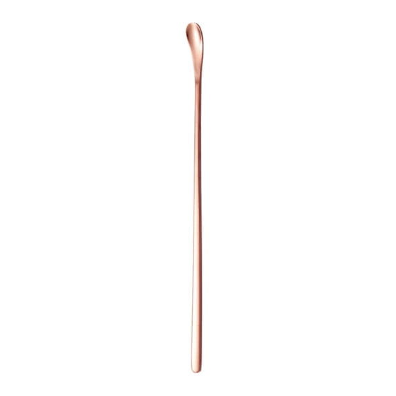 Basdi Stainless Steel Stirring Spoons - Long Handle 304 Coffee Stir Sticks, Multipurpose Mixing Utensil for Wine, Tea, Oil, Non-Slip Grip & Easy Clean, Barista & Home Kitchen Essential, Gold4