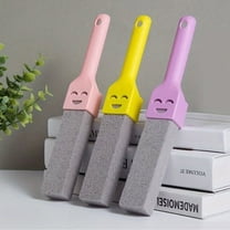 Basdi Toilet Pumice Stone, Toilet Pumice Stone - Hard Water Stain Remover Stick for Bowl Cleaning | Effective Scrubbing, Long-Lasting, Safe for Porcelain Surfaces, Stain Remover, Purple