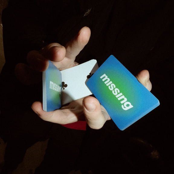 Base 03 (Blue, Smooth Stock) Playing Cards by Missing New York