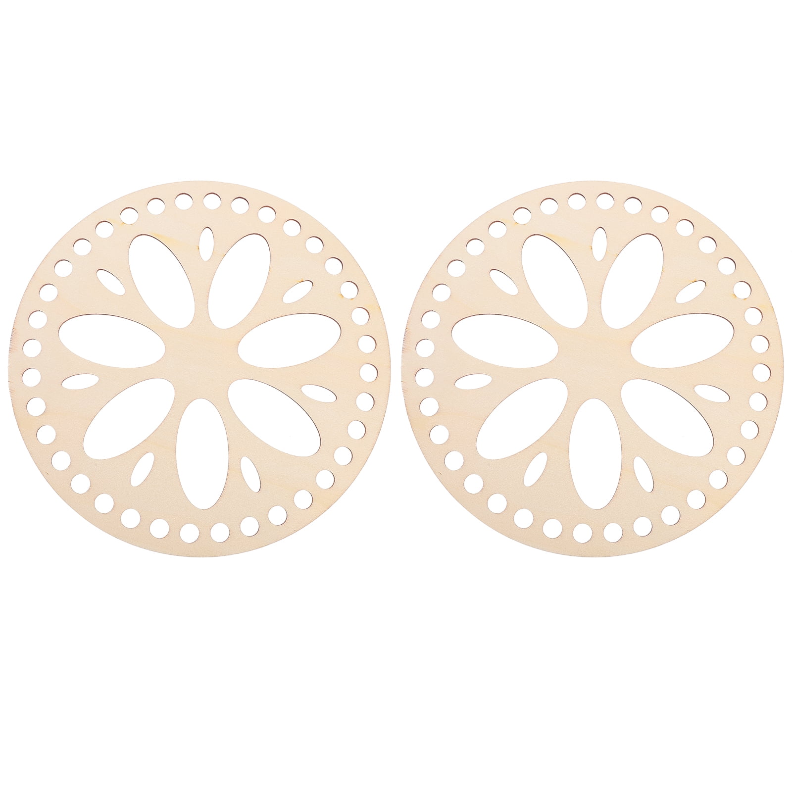 Base Bag Crochet Bottom Shaper Diy Basket Purse Insert Wooden Wood