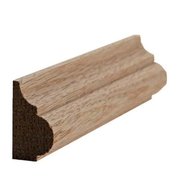 Base Cap EWBC27, 3/4" x 1-1/4", Red Oak, 95"