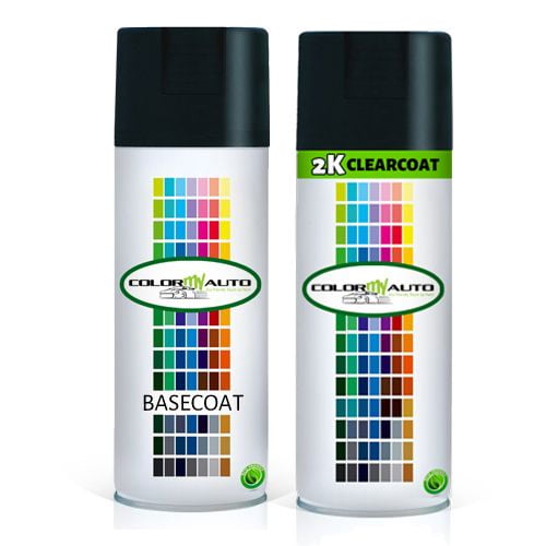 Base Coat & 2K Clear Coat Aerosols 040 Super White Toyota 1985-2021