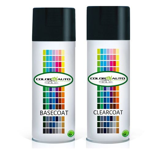Base Coat & Clear Coat 12 oz Aerosol 41W Stealth Black Metallic Toyota 2016-2020
