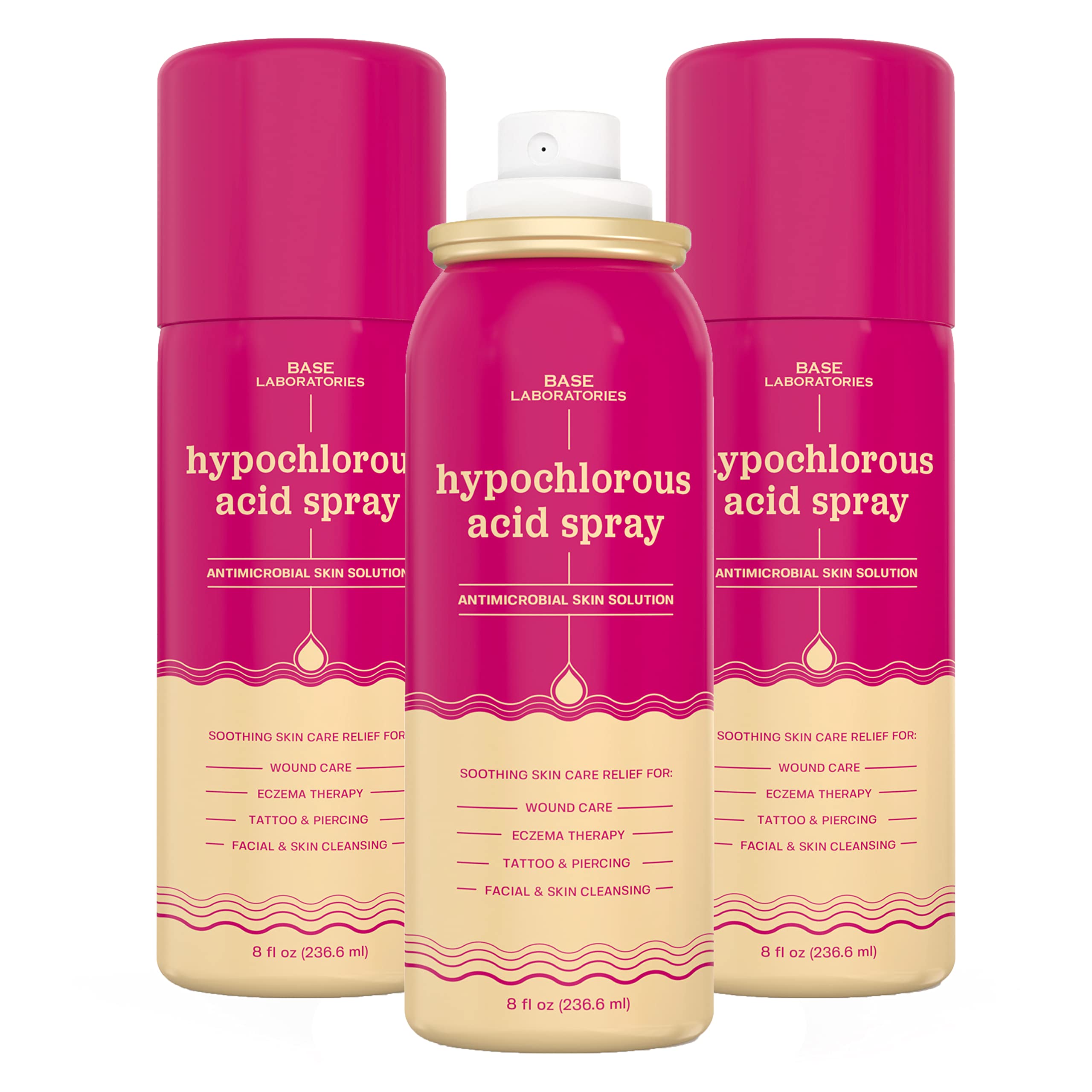 Base Labs Hypochlorous Acid Spray for Skin & Face Healing HOCL