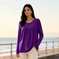 thumbnail image 1 of Base Layer Tops for Women Long Sleeve Crew Neck Fall Winter Undershirt Casual Base Layer Top 2XL, 1 of 6