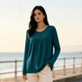 thumbnail image 1 of Base Layer Tops for Women Long Sleeve Crew Neck Fall Winter Undershirt Casual Base Layer Top S, 1 of 6