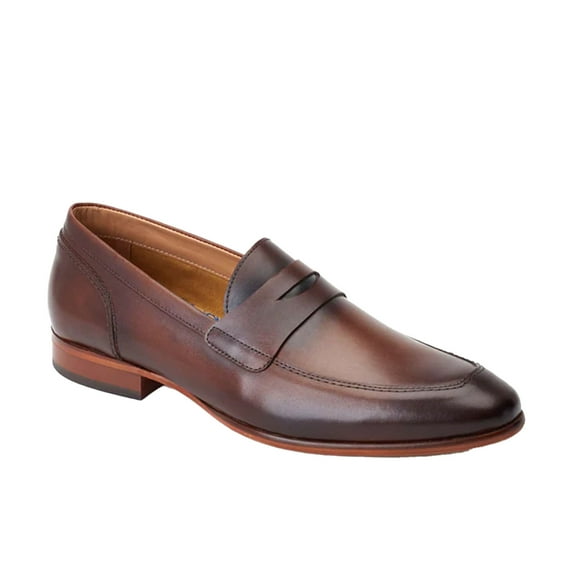Base London Mens Bruno Leather Penny Loafers
