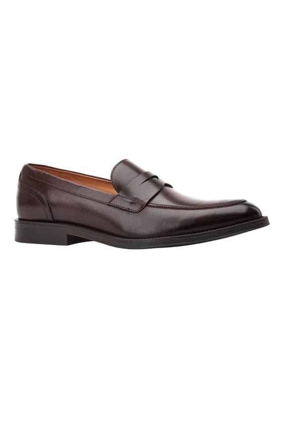 Mens Kennedy Leather Slip-on Loafers