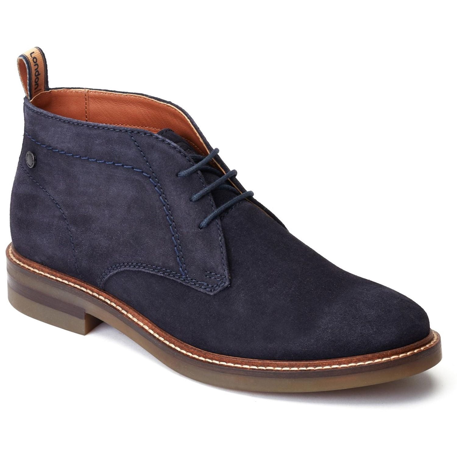 Base London Mens Knebworth Leather Chukka Boots - Walmart.com