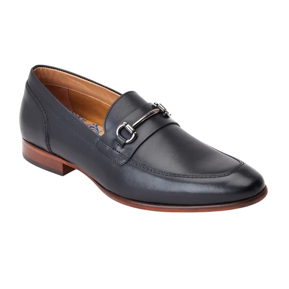 Base London Mens Russo Buckle Leather Loafers