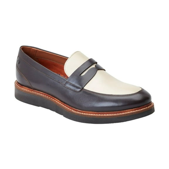 Base London Mens Sid Leather Penny Loafers