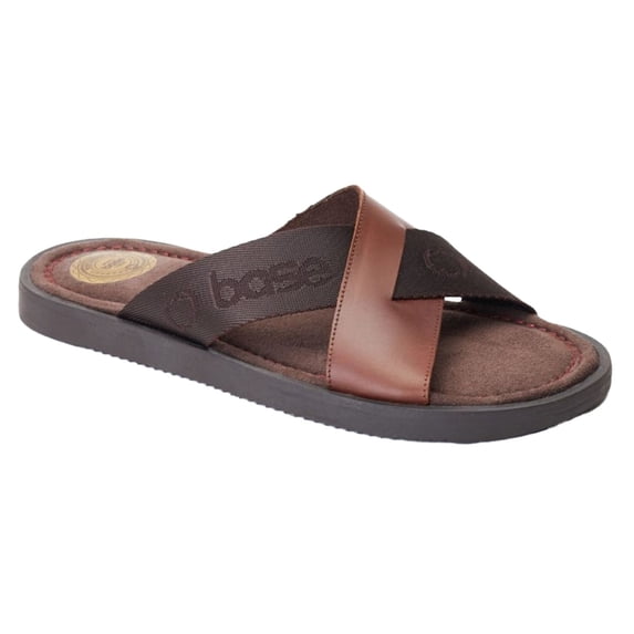 Base London Mens Webb Leather Sliders