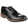 thumbnail image 1 of Base London Mens Woburn Hi Shine Leather Oxford Shoe, 1 of 4