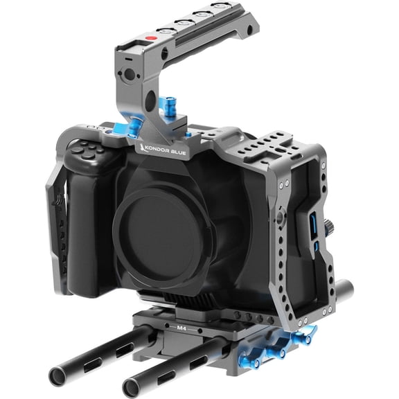 Kondor Blue Base Rig for Blackmagic Pocket Cinema Camera 6K Pro, Space Gray