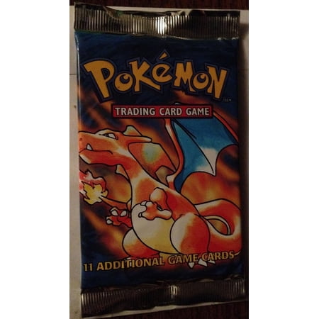 Pokemon Cards - BASE SET - Booster Pack (11 cards) - Blastoise Artwork - Factory Sealed & Mint