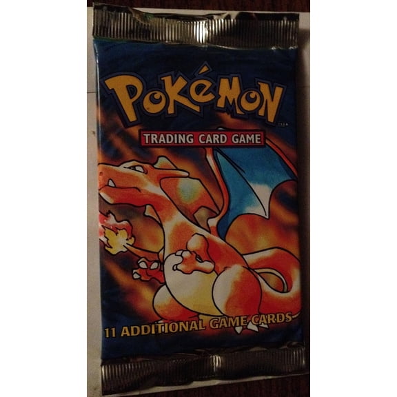 Pokemon Cards - BASE SET - Booster Pack (11 cards) - Blastoise Artwork - Factory Sealed & Mint