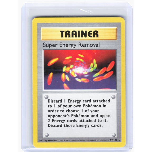 Base Set (Shadowless) Super Energy Removal Nonfoil Rare #79/102