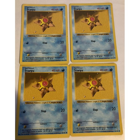 Base Set Staryu Common Shadowless