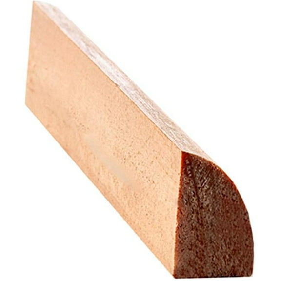 Base Shoe Moulding, Natural - 0.44 x 0.69 in. x 8 ft. - Pack of 18