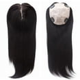 thumbnail image 1 of Base Size 5.5"x6" Hair Toppers for Women 13in Hair length Injection Silk Top Women Topper Real Human Clip in Hair Pieces for Women With Thinning Hair Hair Loss, 1 of 9