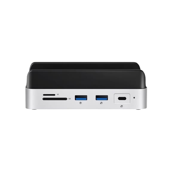 Base Stand with Docking Capabilities for Supporting 8TB Enclosure Gigabit Ethernet and Fast speed USB