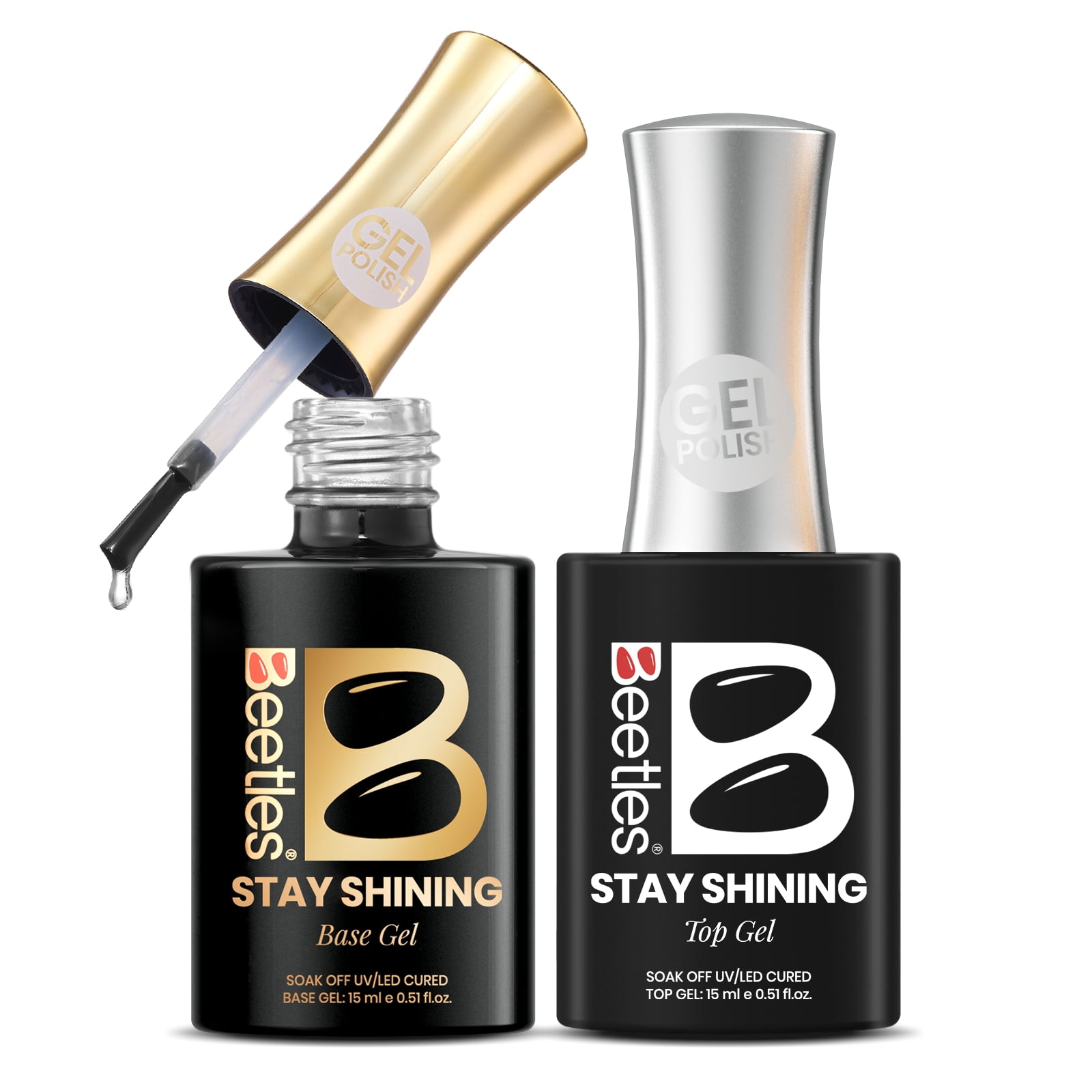 Beetles Crystal Shield Duo Gel Polish Set, Stay Shining Collection