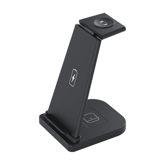 Base de carga inalámbrica 3 en 1, estación de carga rápida para iPhone