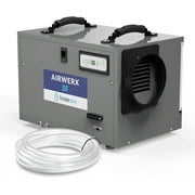 BaseAire AirWerx 55 Dehumidifier for Crawl Space Basement Commercial Dehumidifier with Continuous Drain Hose