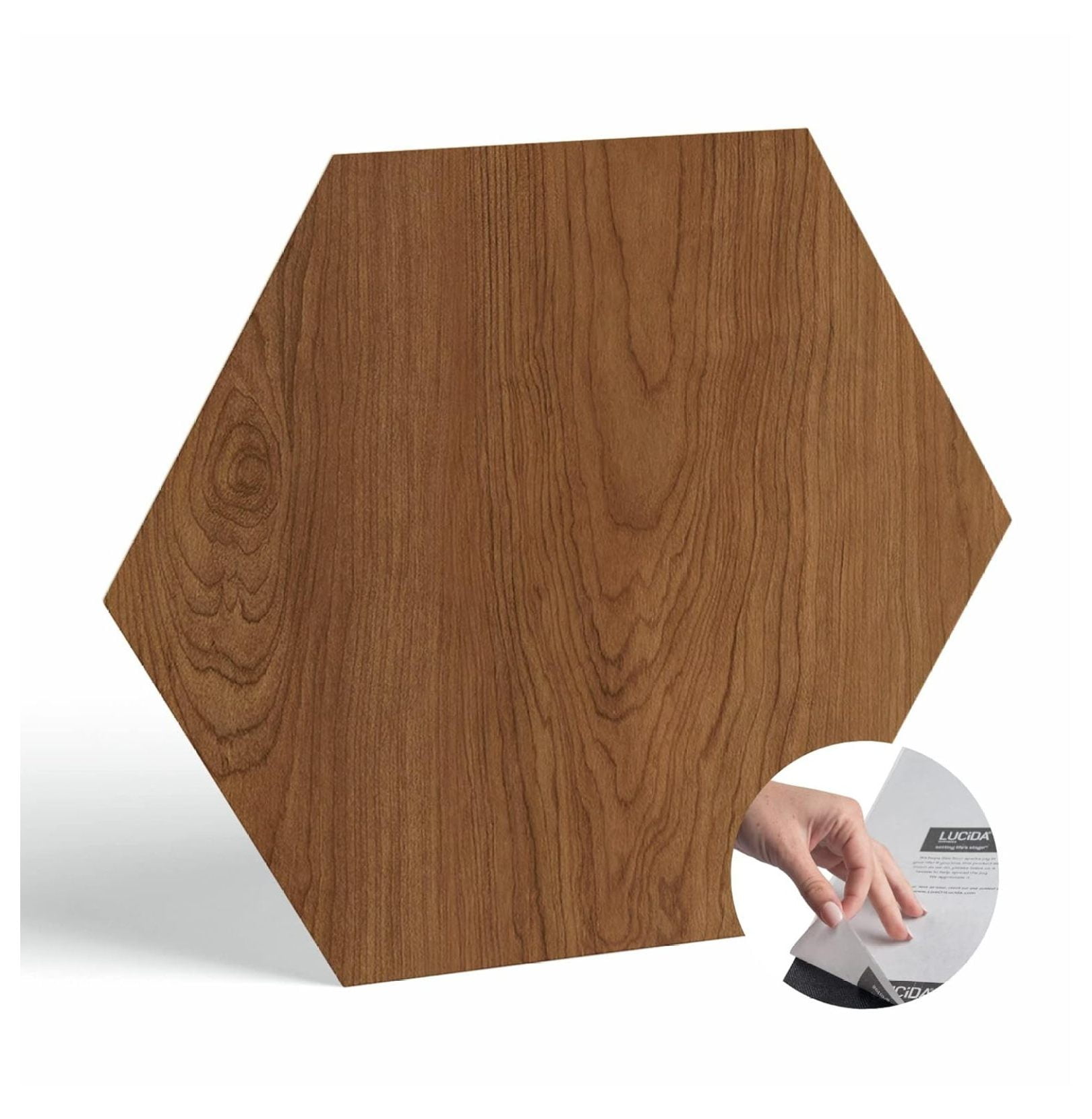 BaseCore HEX Hexagon Vinyl Flooring Java 5.75