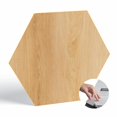 BaseCore HEX Hexagon Vinyl Flooring Pine 5.75" DIY Self Adhesive