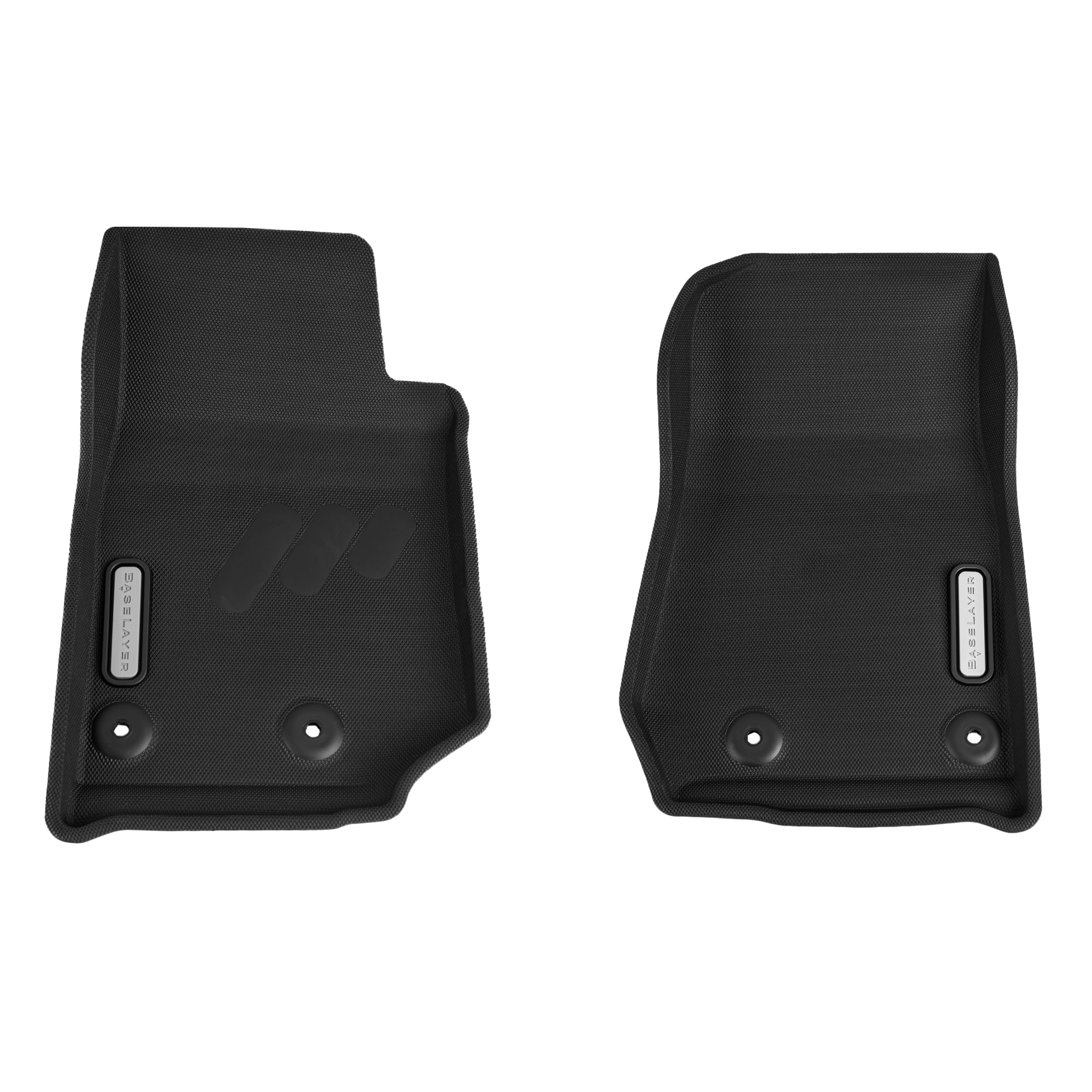 BaseLayer Front Floor Mats for Jeep Wrangler JK Custom Fitted Waterproof Floor Mats for 2014 2018 Wrangler JK Vehicles Durable All Weather Mats Made in USA Red Walmart