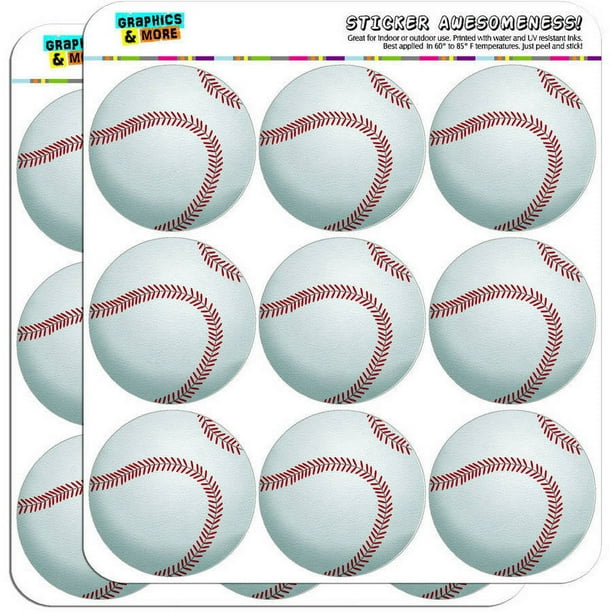 Baseball 18 2" Planner Calendar Scrapbooking Crafting Stickers