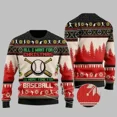thumbnail image 1 of Baseball 3D Christmas Sweater, 1 of 2