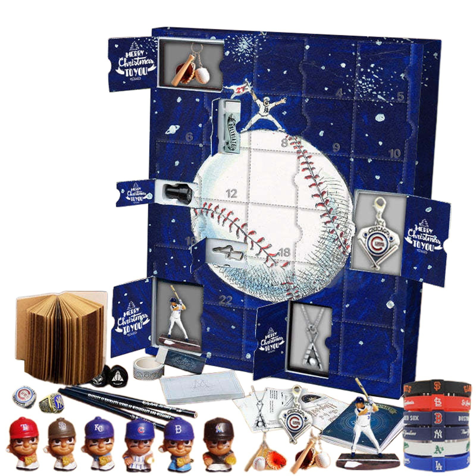 Baseball Advent Calendar 2024, Baseball Advent Calendar with 24 Little