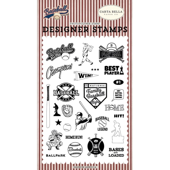 Baseball All Star Stamp Set