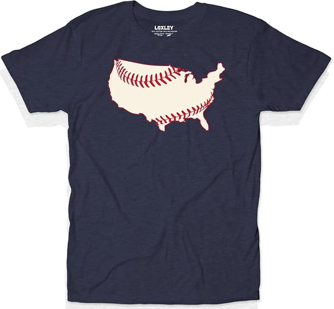 Baseball America T-Shirt – Classic Patriotic Sports Unisex Tee