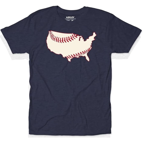 Baseball America T-Shirt – Classic Patriotic Sports Unisex Tee
