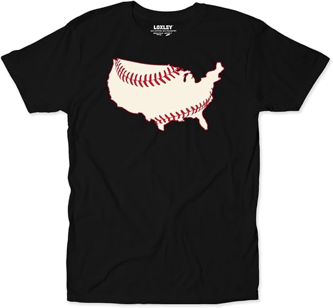 Baseball America T-Shirt – Classic Patriotic Sports Unisex Tee