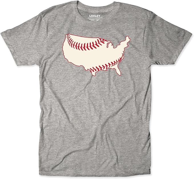 Baseball America T-Shirt – Classic Patriotic Sports Unisex Tee