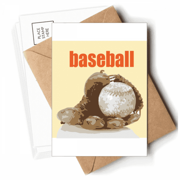 Baseball America Teamwork Postcards Envelopes Blank Note Cards Mailing