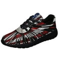 thumbnail image 1 of Baseball American flag Shoes Sneakers Black Size 9.5, 1 of 7