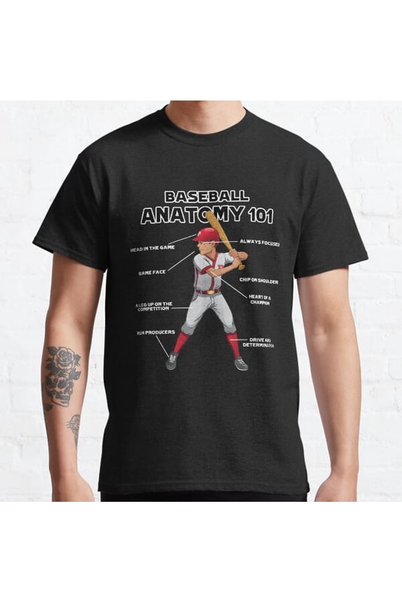 Baseball Anatomy 101 Classic T-shirt