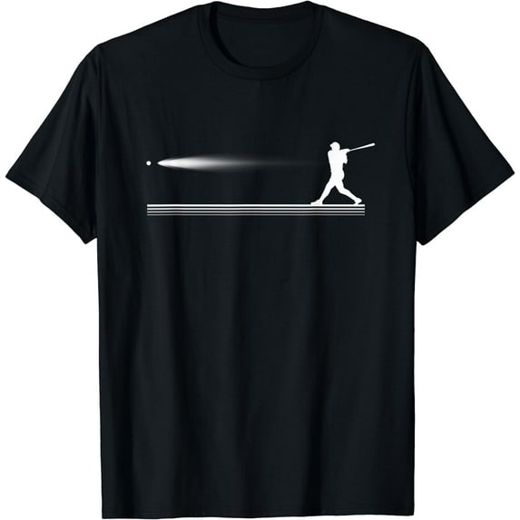 Baseball Apparel - Baseball T-Shirt Black 4X-Large