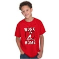 thumbnail image 1 of Baseball Athlete Work From Homebase Boys Kids T Shirt Tees Tops Teen Brisco Brands X, 1 of 6