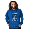 thumbnail image 1 of Baseball Athlete Work From Homebase Hoodie Hooded Sweatshirt Men Brisco Brands S, 1 of 6