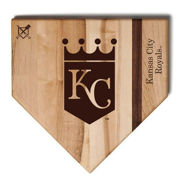 Baseball BBQ Kansas City Royals 17'' x 17'' Home Plate Cutting Board