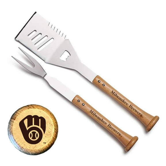 Baseball BBQ Milwaukee Brewers Turn Two Combo Set