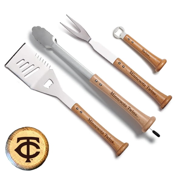 Baseball BBQ Minnesota Twins Home Run Grill Set