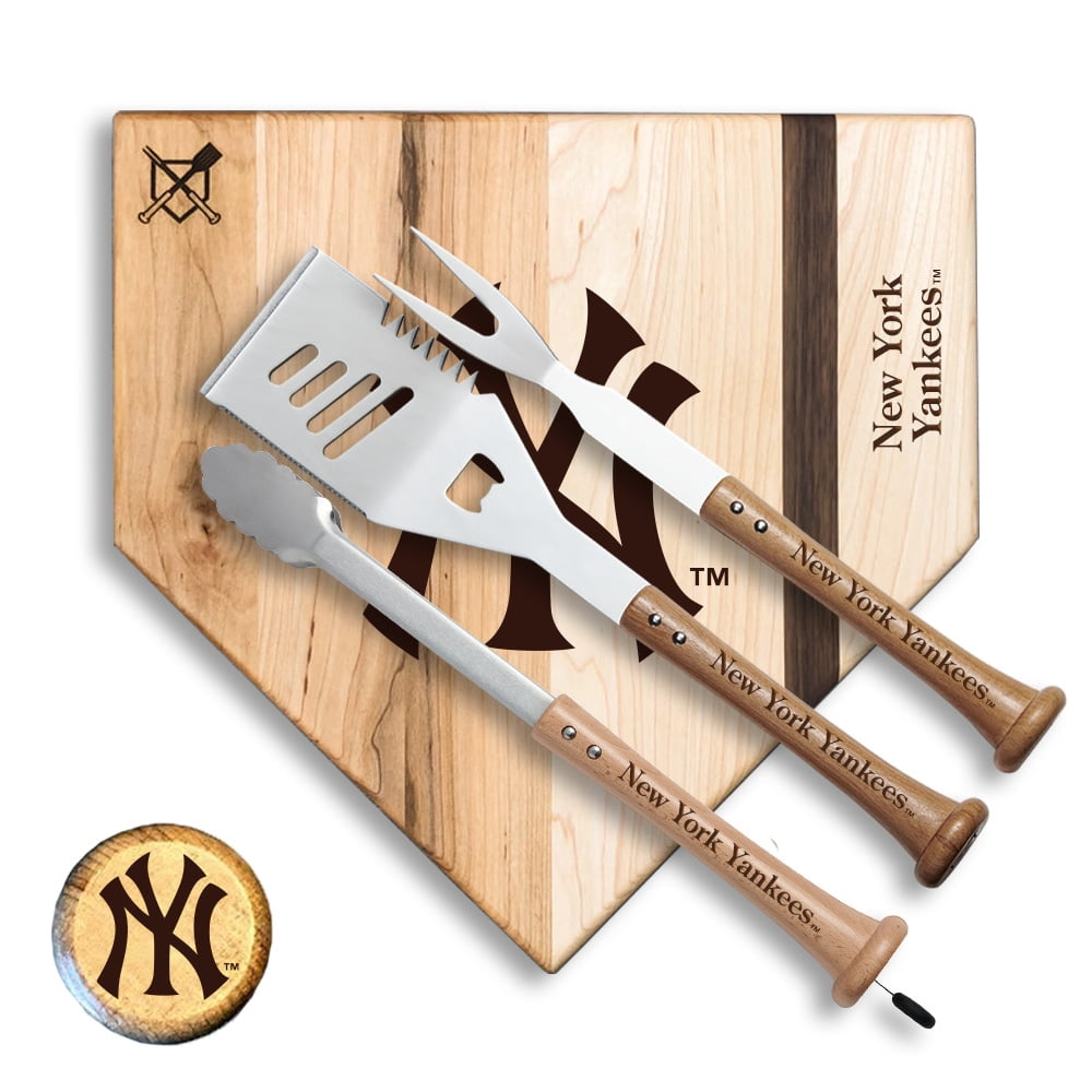 Baseball BBQ Grilling Tool Set (Set of 4)